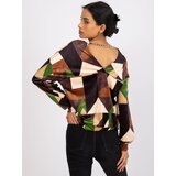 Italy Moda Blouse-DHJ-BZ-6550.74P-brown | shoptok.hr