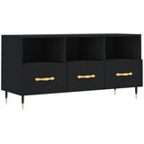 TV ormarić crni 102 x 36 x 50 cm od konstruiranog drva | Eponuda.ba