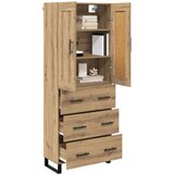  Visok predalnik Umetni hrast 69,5 x 34 x 180 cm Konstruiran les, (5000107848) | Shoptok.si