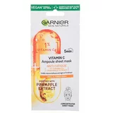 Garnier Skin Naturals Vitamin C Ampoule platnena maska za umirenje i posvjetljivanje kože 1 kom