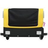 Prikolica za bicikl crno-žuta 30 kg željezna | shoptok.hr