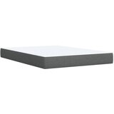  Krevet s oprugama i madracem tamnosivi 140x190 cm od tkanine | shoptok.hr