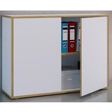 MID.YOU Arhivska Omara Salia B100, Bela, Barva Hrasta | Shoptok.si