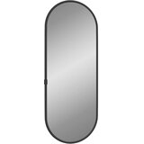  Zidno ogledalo crna 40x15 cm ovalno | Shoptok.si