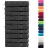 Furnova Premium kopalne brisače SOLUND 10 kos antracit 100x150cm 600gsm, (21916714) | Shoptok.si