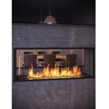  InFire - Ugrađeni BIO kamin 48,5x123,5 cm 6kW crna | Eponuda.com