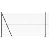 vidaXL Ogrodje s stebri Siva 1.2 x 25 m Jeklo s PVC premazom, (5000095367) | Shoptok.si