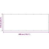  Balcony ekran Plava 110 x 300 cm Oxford tkanina | shoptok.hr