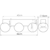 Sollux Bela/v naravni barvi stropna svetilka s steklenim senčilom ø 12 cm Solum – | Shoptok.si