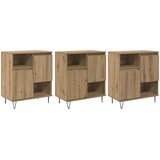  Kreveta 3 pcs Umjetnički hrast 60 x 35 x 70 cm | shoptok.hr