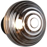 REALITY Temno siva steklena LED stenska svetilka na USB ø 15,5 cm Earl – | Shoptok.si