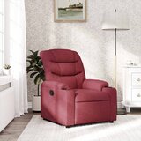 Naslonjač od tkanine crvena boja vina | shoptok.hr