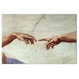  Slika - Michelangelo – The Creation of Adam (hands) 30x20 Akustična | shoptok.hr