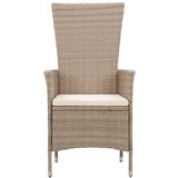  7-dijelni vrtni blagovaonski set s jastucima bež | shoptok.hr