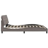  Okvir kreveta s LED-om bez madraca Taupe 180x200 cm tkanina | shoptok.hr