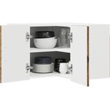  Zidni kutni ormar LUCCA Staro drvo 57 x 57 x 40 cm | Eponuda.ba