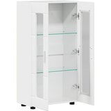  Kreveta s policom FLORIN Visoki sjaj bijela 55,5 x 29 x 100 cm | shoptok.hr