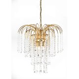 Lesnina XXXL KRISTALNA VISEČA SVETILKA Goro 50/110 cm E14 | Shoptok.si