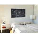  Slika na plutenoj podlozi - Travel broadens the mind (triptych) 90x60 | shoptok.hr