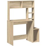 vidaXL Radni stol s policama boja hrasta sonome 100x45x140 cm drveni | shoptok.hr