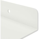  Lebdeća polica Zidne 4 pcs Bijeli 80 x 9 x 2,5 cm Čelik | shoptok.hr