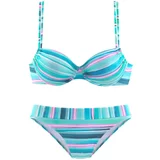 VENICE BEACH Bikini mornarsko plava / tirkiz / roza / bijela