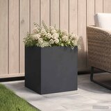  Vrtna saksija Crna 25 x 25 x 25 cm Čelična vrata | shoptok.hr