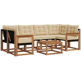  Set vanjskih sofa 7 kom. Prirodna i bež | shoptok.hr