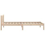 vidaXL Okvir za krevet bijeli od borovine 75 x 190 cm UK jednokrevetni | shoptok.hr