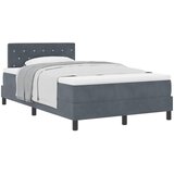  Krevet s opruga kutije Tamno siva 120 x 200 cm Baršun | shoptok.hr