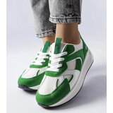 Gemre Green sneakers made of mixed materials Riel | Shoptok.si