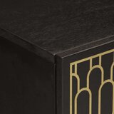  Stranska omarica 40x33x75 cm trden mangov les | Shoptok.si