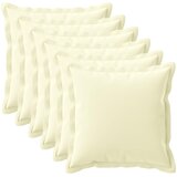  Presvlaka za jastuk 6 kom. HOUTEN Krem 65 x 65 cm Poliester | shoptok.hr