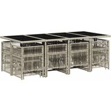  13-dijelni vrtni blagovaonski set s jastucima svijetlosivi | Eponuda.com