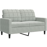 Maison Chic Dvosed kavč - Sofa - Kanape svetlo siv 120 cm žamet, (21727040) Cene