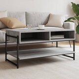 Furnova Klubska mizica siva sonoma 90x50x45 cm inženirski les, (21914655) Cene