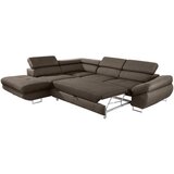 Hom`in KOTNA SEDEŽNA GARNITURA, tkanina rjava | Shoptok.si