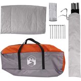 Šator za auto s krovom Siva i narančasta 239 x 210 x 210 cm | shoptok.hr