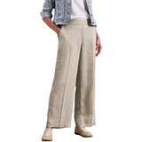 Street One Hlače SOL_Wide Leg Buttons HW 379811 Bež Cene