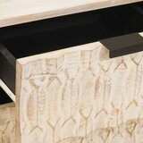  Nočna omarica 2 pcs Bela 40 x 33,5 x 46 cm Masiven les manga, (5000107091) | Shoptok.si