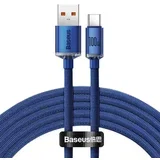 Crystal Shine kabel USB na USB-C 5A100W1.2m (plavi)