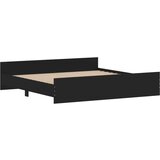 vidaXL Okvir kreveta s uzglavljem i podnožjem crni 200 x 200 cm | shoptok.hr