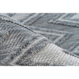 Kayoom PREPROGA Sarai 225 Grau / Weiß 120/170 cm tkano siva, bela | Shoptok.si