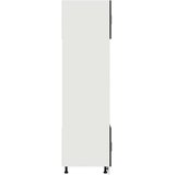 vidaXL Kuhinjska omarica Črn hrast Inženirski les 60 x 57 x 207 cm | Shoptok.si