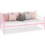 Maison Chic Posteljni okvir - Enojna postelja - Postelja za odrasle za dnevno posteljo roza kovinski 90x200 cm, (21695379) Cene