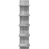  Zidna polica Siva Sonoma 22 x 15 x 100 cm Konstruirano drvo - Siva Sonoma 1 22 x 15 x 100 cm (5 etaža) | shoptok.hr