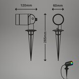  Briloner-LED RGBW prigušiva spoljna LED svetiljka/4,4W/230V 2700/4000/6500K IP44 Wi-Fi Tuya+daljinski upravljač | Eponuda.com