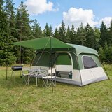  Obiteljski šator Zelena 420 x 305 x 200 cm Poliester i čelik | Eponuda.com