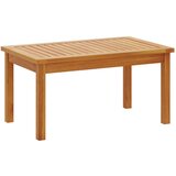 vidaXL Sofa set Set 4 Naravno Trden akacijev les | Shoptok.si