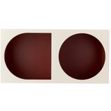 Bloomingville Crvena/bijela zidna polica 30x60 cm Graphia – | shoptok.hr